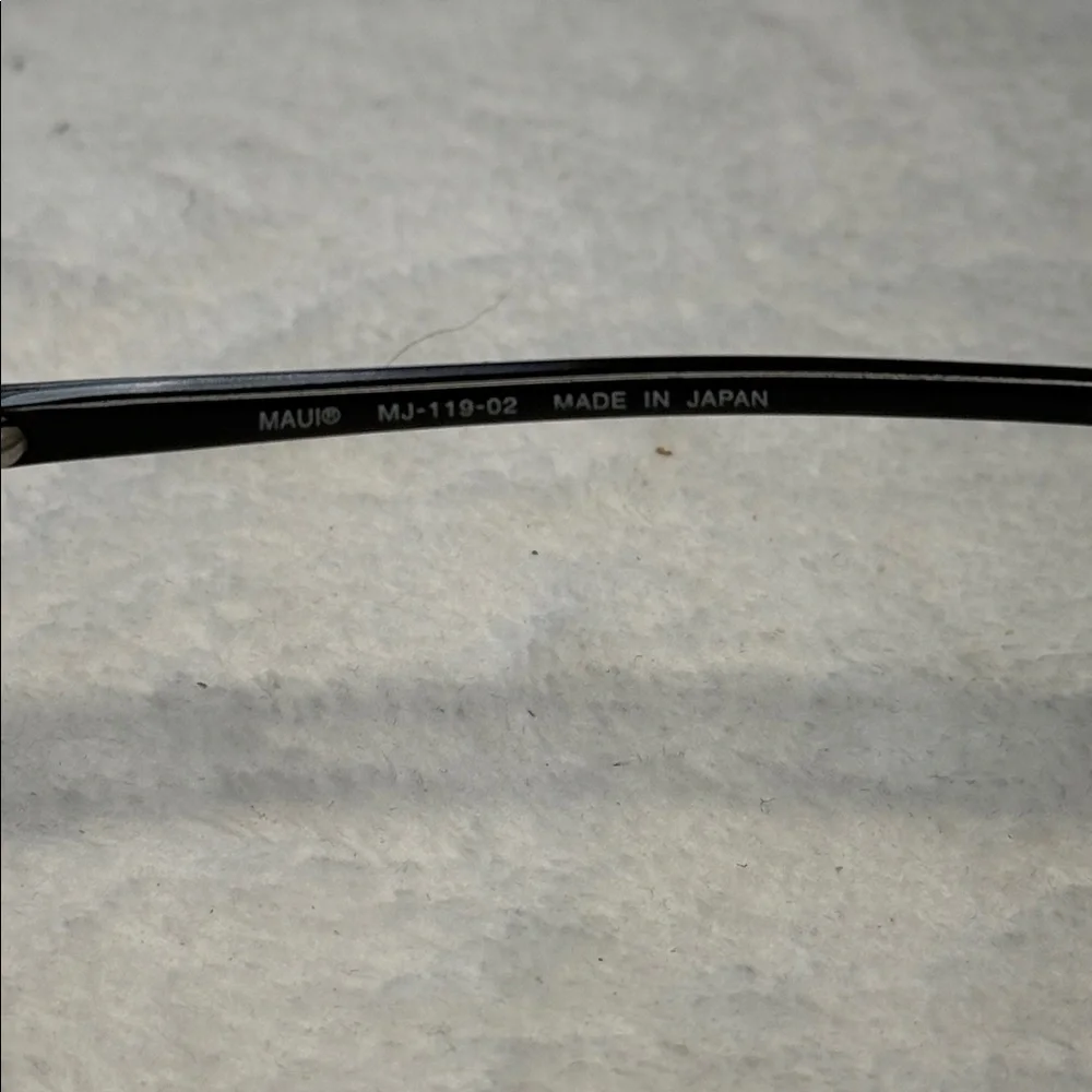 MAUI JIM MJ-119-02 WRAP RIMLESS DESIGNER SUNGLASSES